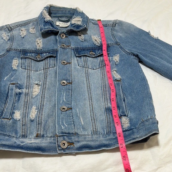 Ci Sono Distressed Denim Jacket - Picture 7 of 13